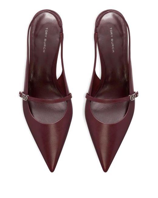 Tory Burch Brown Slingback Sandals