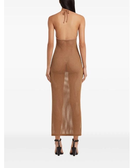 Courreges Brown Holistic Maxi Dress
