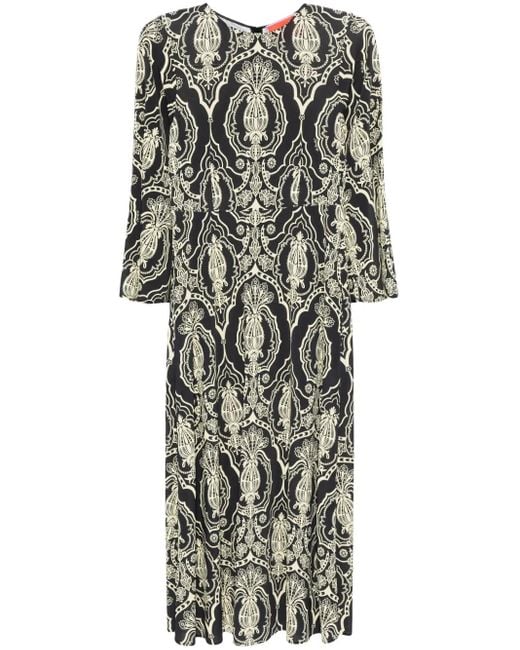 LaDoubleJ Black Sorella Midi Dress