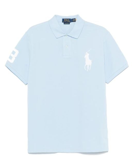 メンズ Polo Ralph Lauren Big Pony ポロシャツ Blue