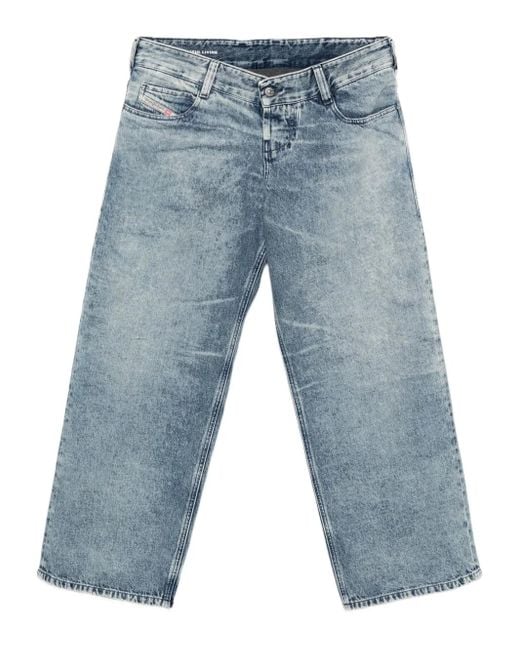 Vaqueros con efecto lavado DIESEL de color Blue