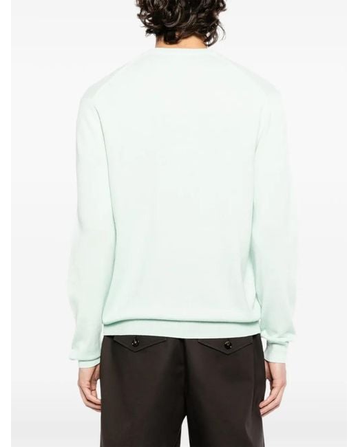 N.Peal Cashmere White Burlington Jumper for men
