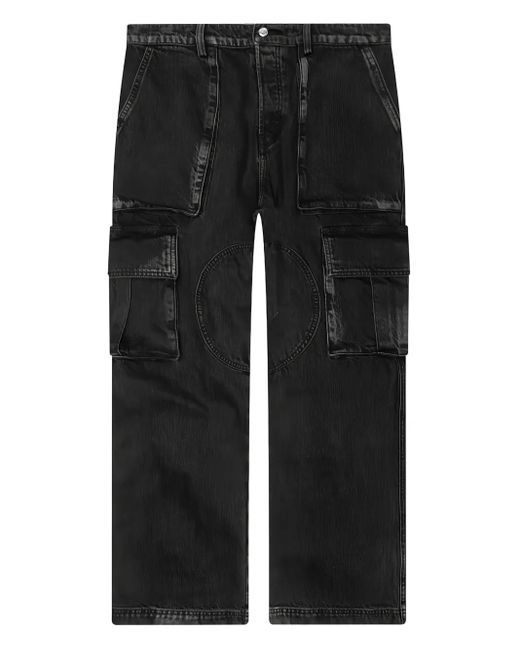 メンズ NAHMIAS カーゴジーンズ Black
