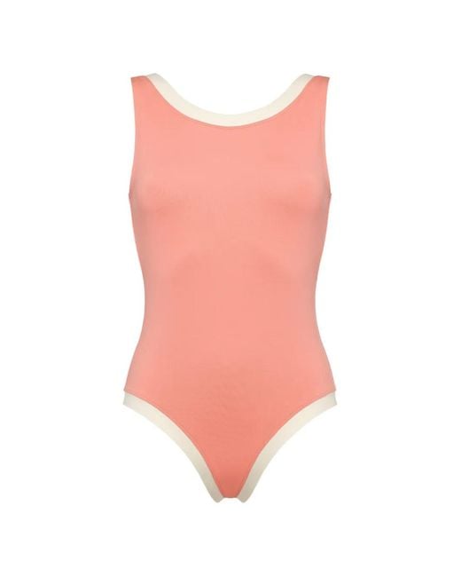 Eres Pink Canopée Tank One-Piece Swimsuit