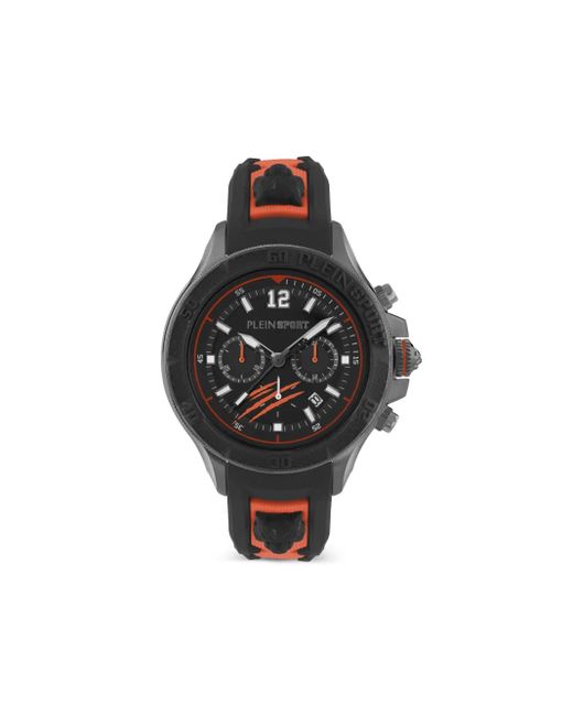 メンズ Philipp Plein Warrior Tech 47.5mm 腕時計 Black