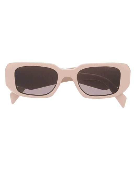 Prada Brown Symbole Square-Frame Sunglasses