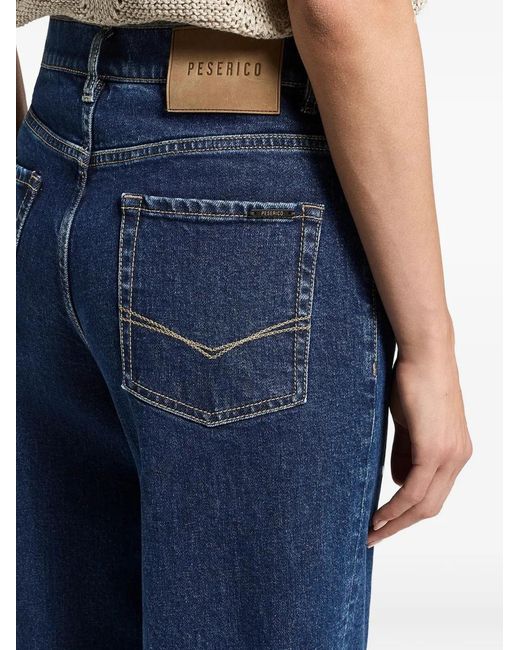 Peserico Blue Five-Pocket Jeans