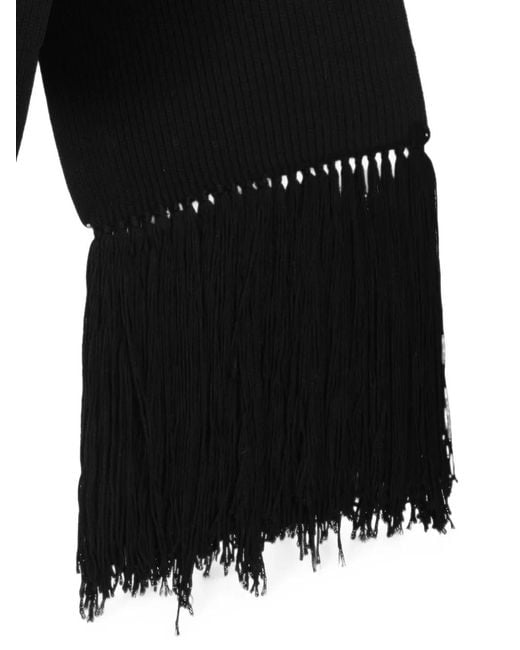 Dolce & Gabbana White Ribbed Scarf for men