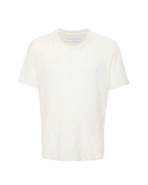 RANRA White Root Cotton T-Shirt for men