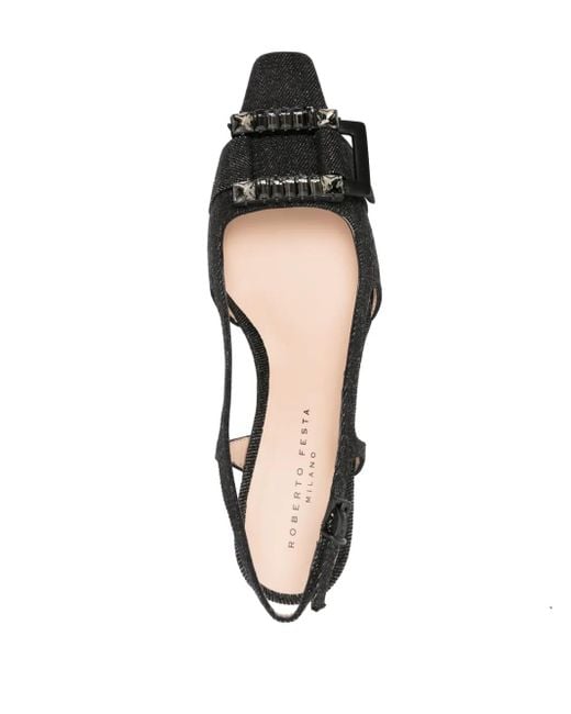 Roberto Festa Atena デニム パンプス Black