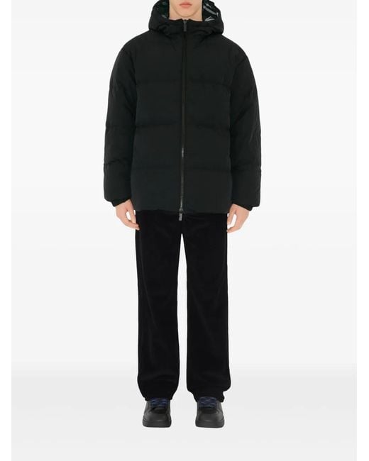 Burberry Gray Snowdon Puffer Jacket for men