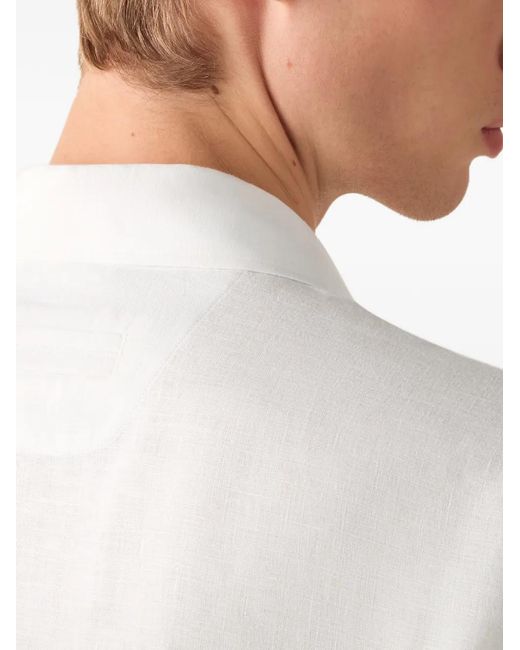 Zegna White Oasi Long-Sleeve T-Shirt for men