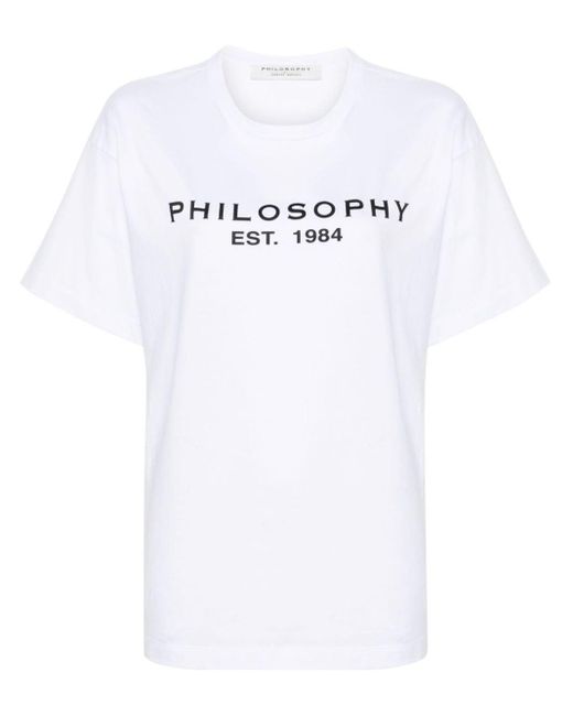 Philosophy Di Lorenzo Serafini ロゴ Tシャツ White