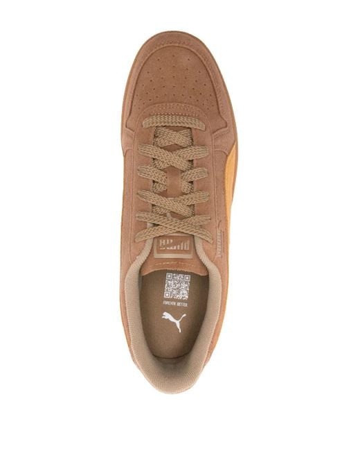 PUMA Brown Indoor R-Suede Sneakers for men