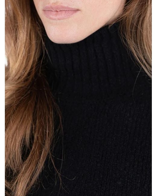 Societe Anonyme Black Camer Roll-Neck Sweater