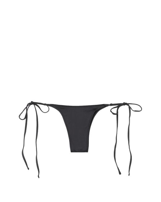 Frankie's Bikinis White Elena Side-Tie Bikini Bottoms
