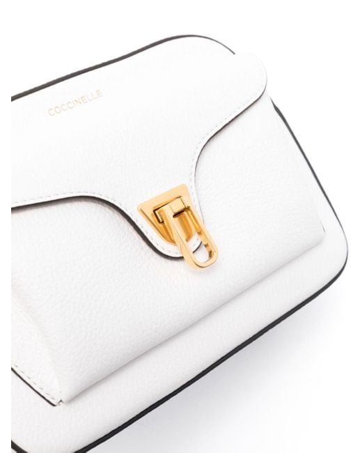 Coccinelle White Small Beat Cross Body Bag