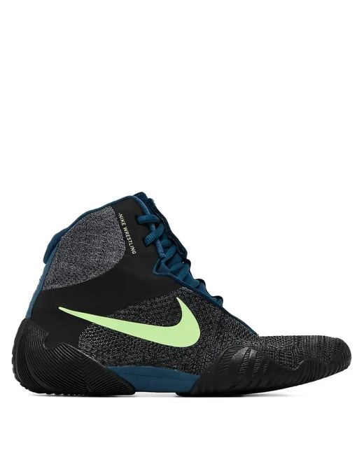 Nike Blue Tawa Swoosh Wrestling Trainers for men