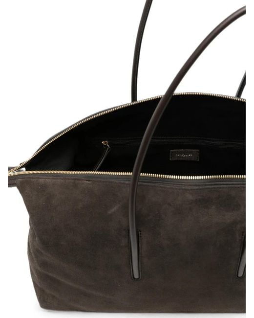 DeMellier London Black Stockholm Suede Shoulder Bag