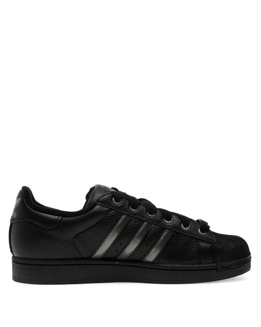 Adidas Superstar II Sneakers mit Streifen in Black für Herren