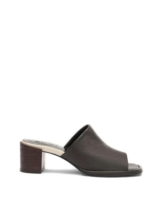 By Far Brown Francisco Mules