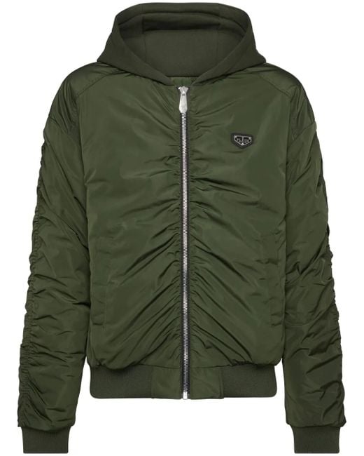 Veste À Design Matelassé Philipp Plein pour homme en coloris Green