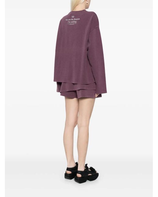 B+ AB Purple Jersey Top Skort Set