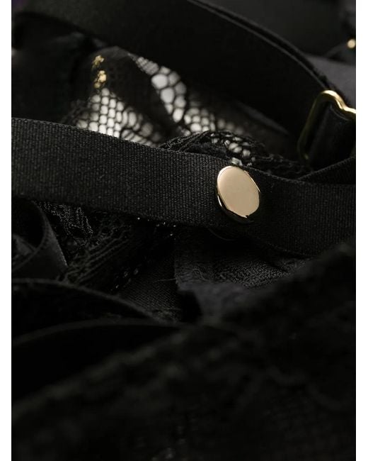 Maison Close Black Removable Harness Thong