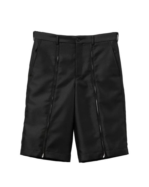 Comme des Garçons Black Zip Details Trousers for men