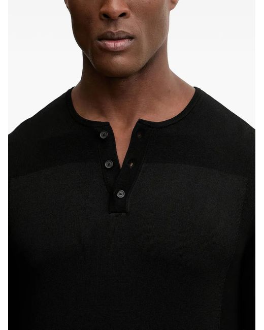 Jersey Con Botones ARMANI EXCHANGE de hombre de color Black