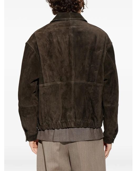 Arma Brown Maddox Leather Jacket for men