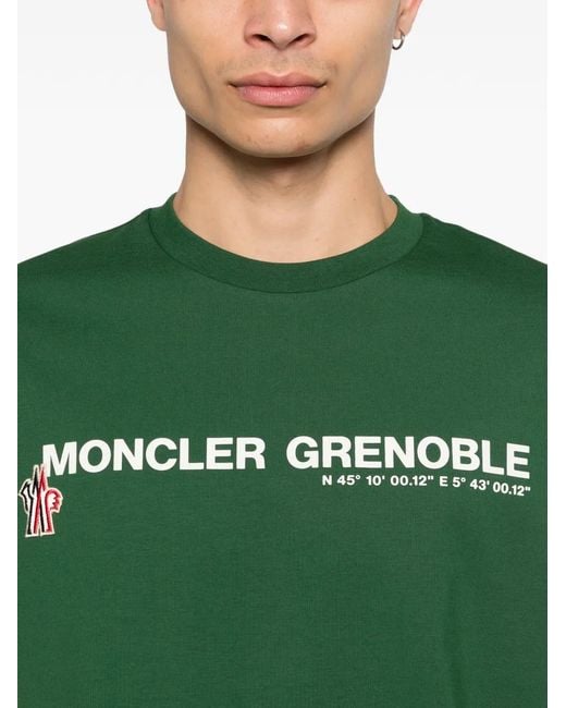 Moncler Green Ss T-Shirt for men