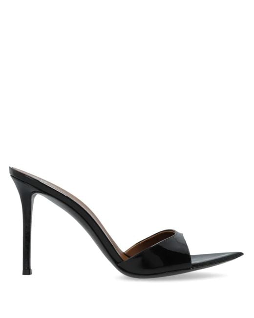 Giuseppe Zanotti Black Intriigo Mules 90mm
