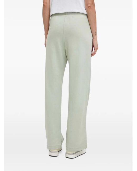 Champion Green Logo-Patch Track Pants
