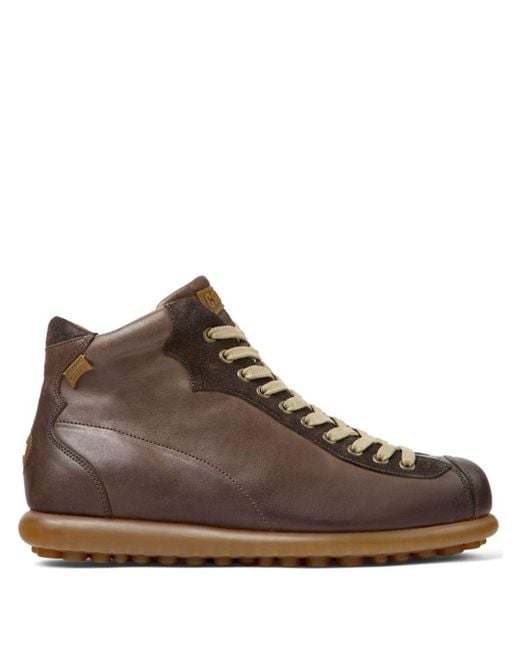 Camper Brown Pelotas Ariel Sneaker Boots for men