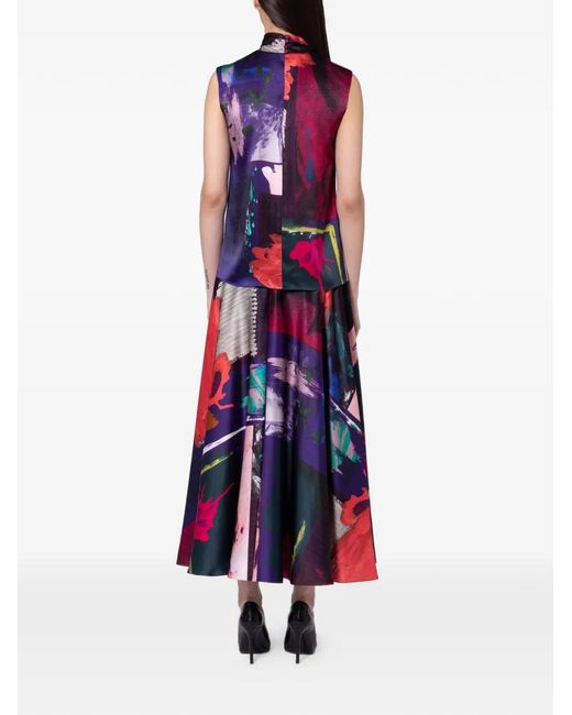 Roksanda Blue Ava Pictorial-Print Blouse
