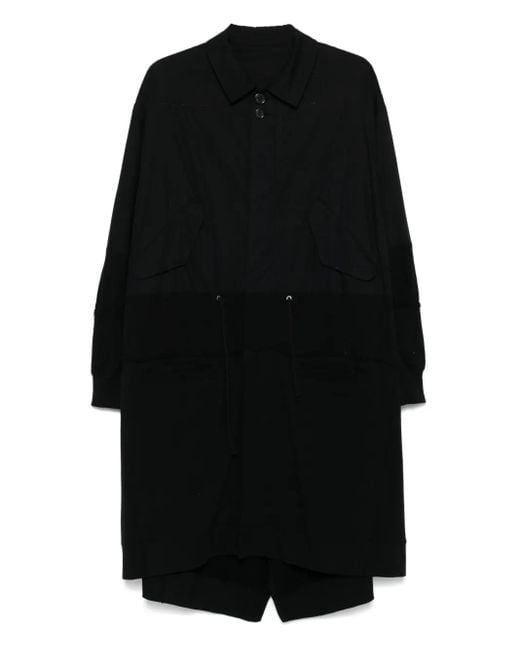 Undercover Black Cotton Coat