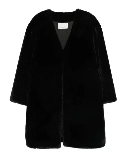 Manteau Matera En Fourrure Artificielle Frankie Shop en coloris Black