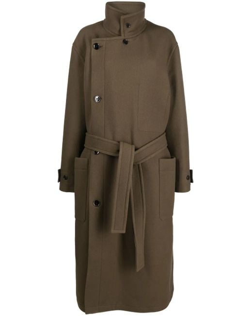 Trench À Taille Ceinturée Lemaire en coloris Natural