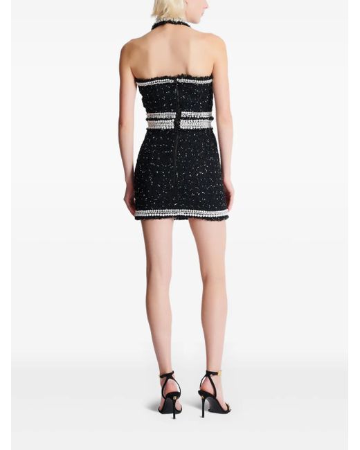 Balmain ビジュートリム ミニスカート Black