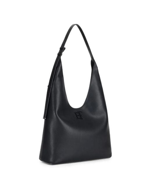 Elisabetta Franchi Black Large Bag With Logo