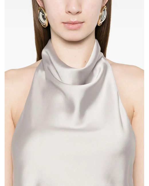 Imperial White Halterneck Top