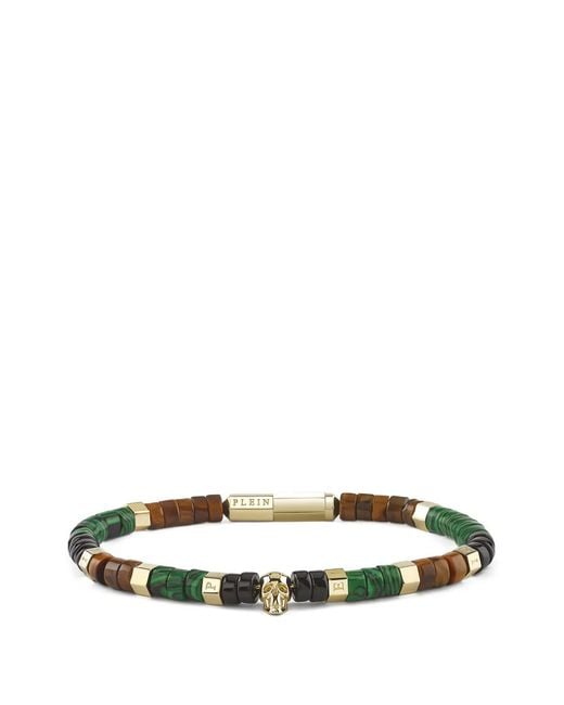 Philipp Plein Metallic Bracelet Beads for men