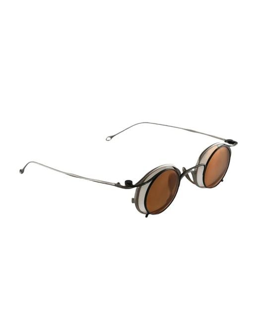 Rigards Brown X Ziggy Chen Round-Frame Sunglasses