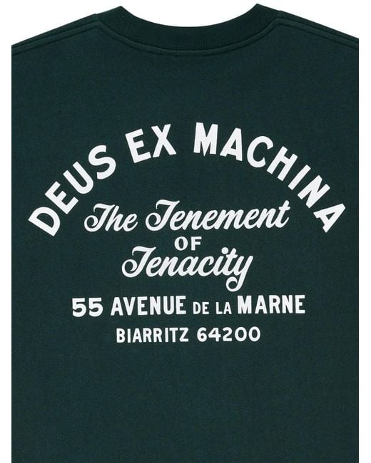 Deus Ex Machina Green Biarritz Sign T-Shirt for men