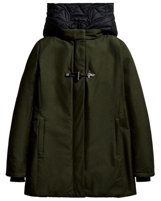 Manteau à design superposé Fay en coloris Black