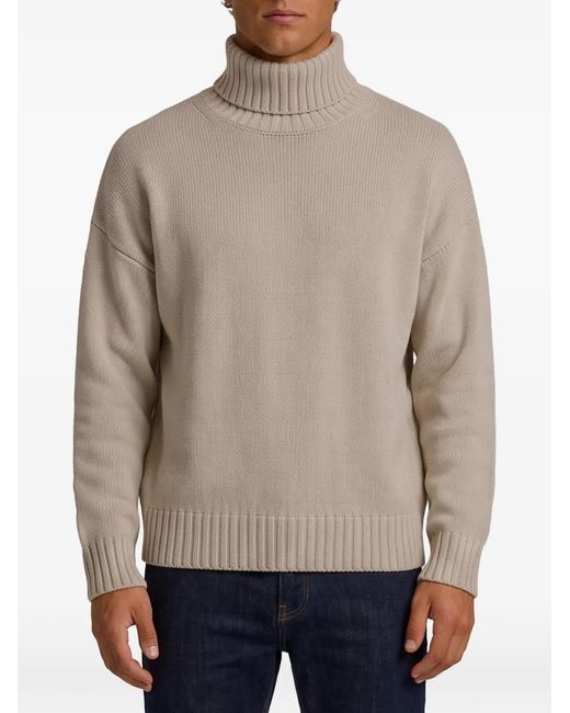Lisa Yang Gray Olai Roll-Neck Sweater for men