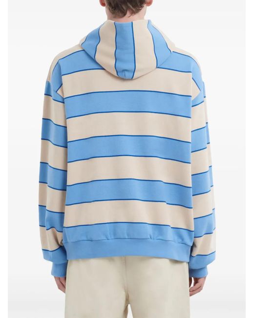 Marni Gestreepte Sweatshirt in het Blue voor heren