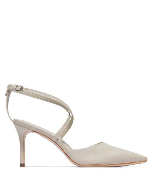 Bernardo Natural 1946 Yazmin Pointed-Toe Heeled Pumps