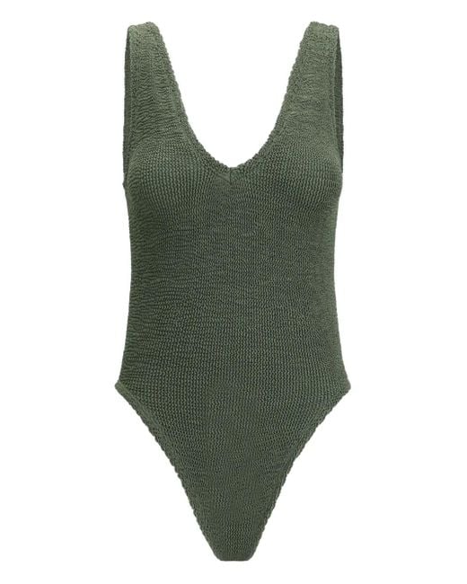 Hunza G Sadie ワンピース水着 Green